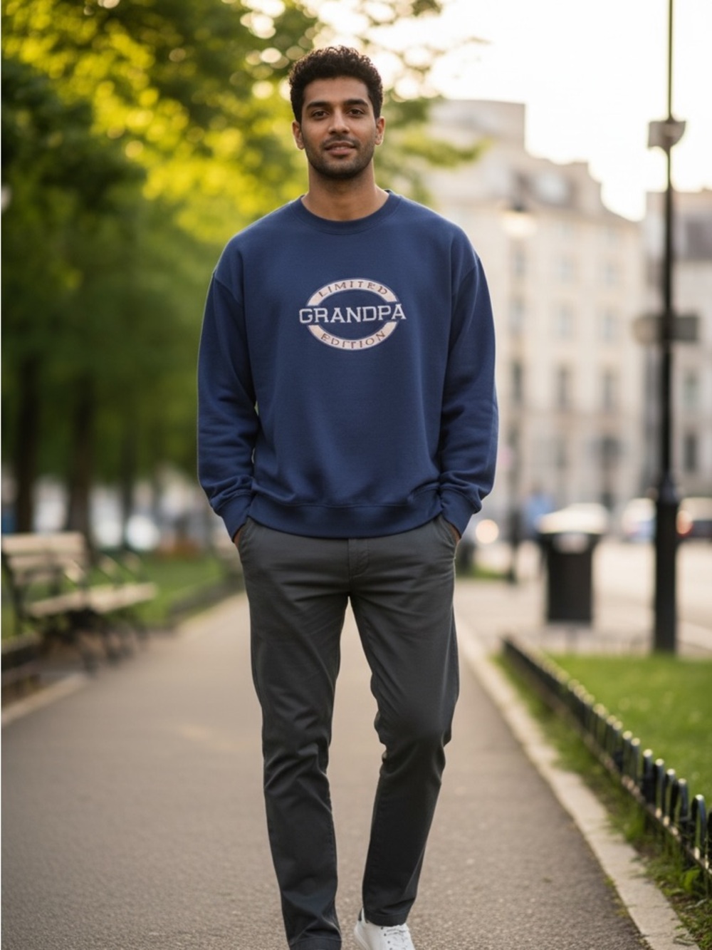 Grandpa Crewneck Sweatshirt | Limited Edition Graphic | 90s 00s
